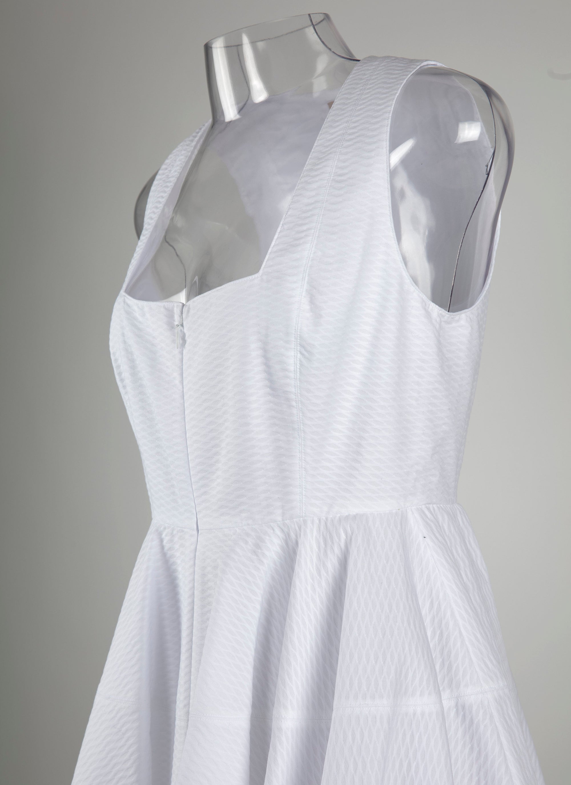 Robe trapèze - Blanc