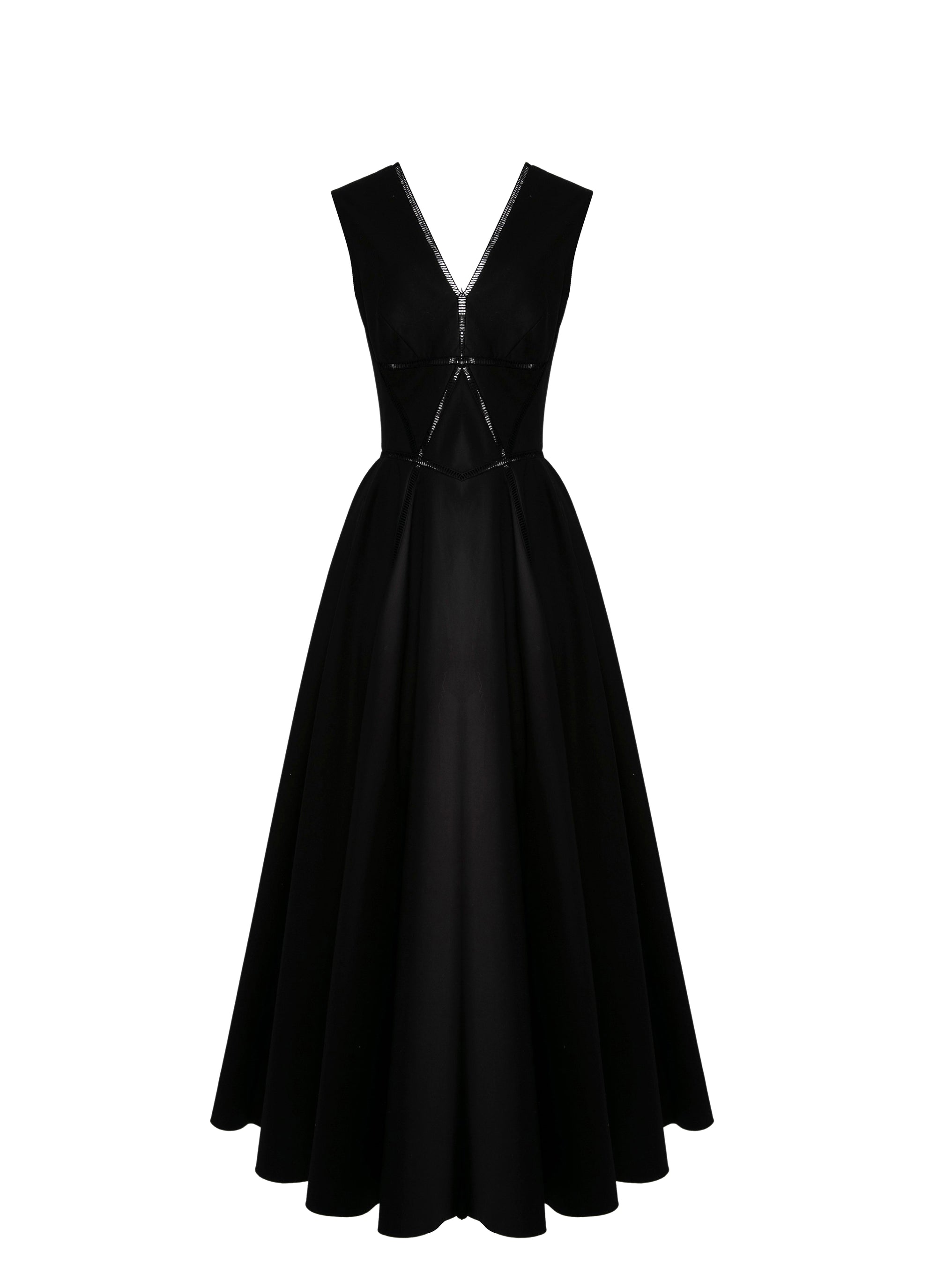 Sleeveless dress - Black