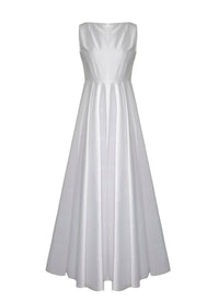 Robe longue sans manches - Blanc