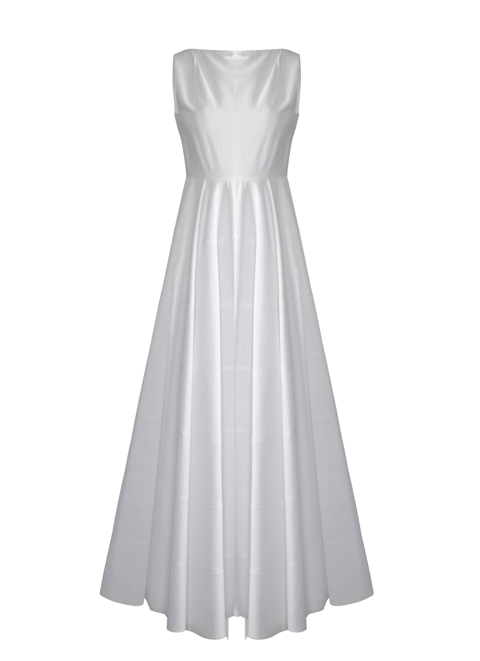 Robe longue sans manches - Blanc