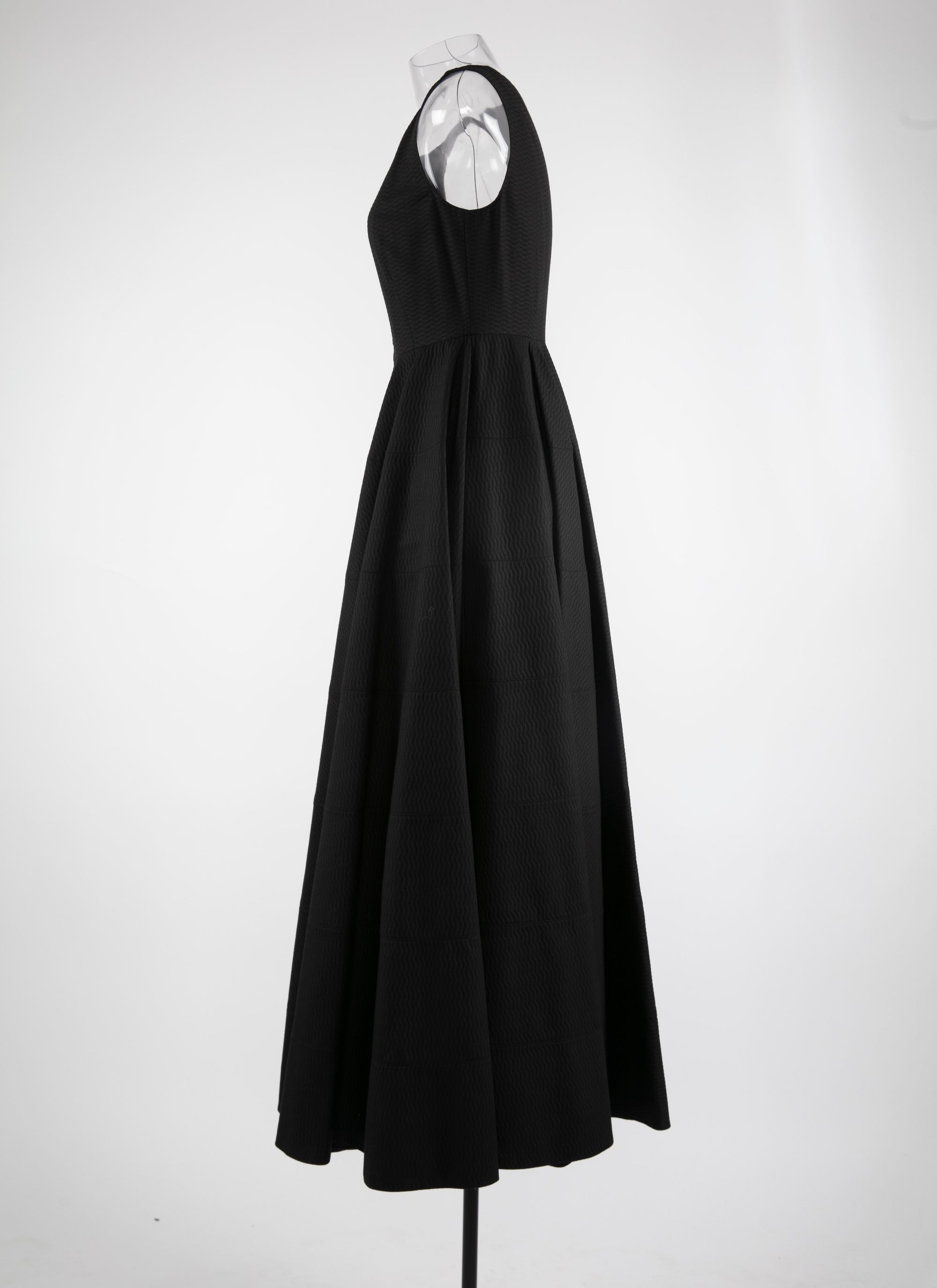 Robe longue sans manches - Noir