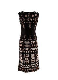 Sleeveless dress - Brown