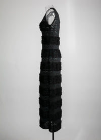 Robe à empiècements - Noir & Bleu