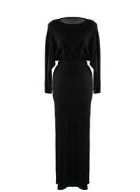 Robe à manches longues Iconique - Noir