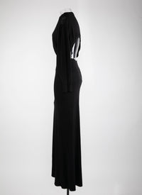 Robe à manches longues Iconique - Noir