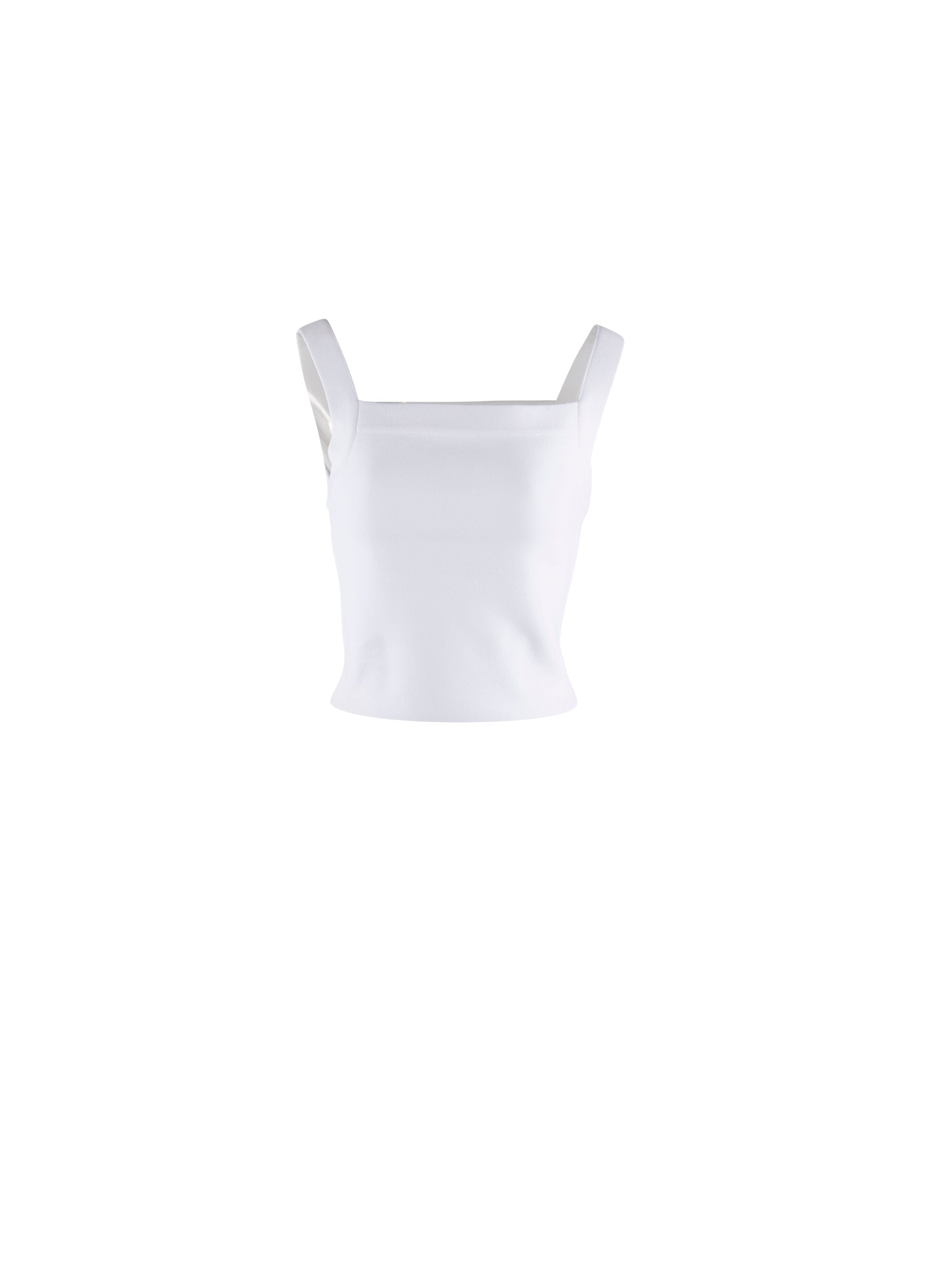 Top with thin straps - White