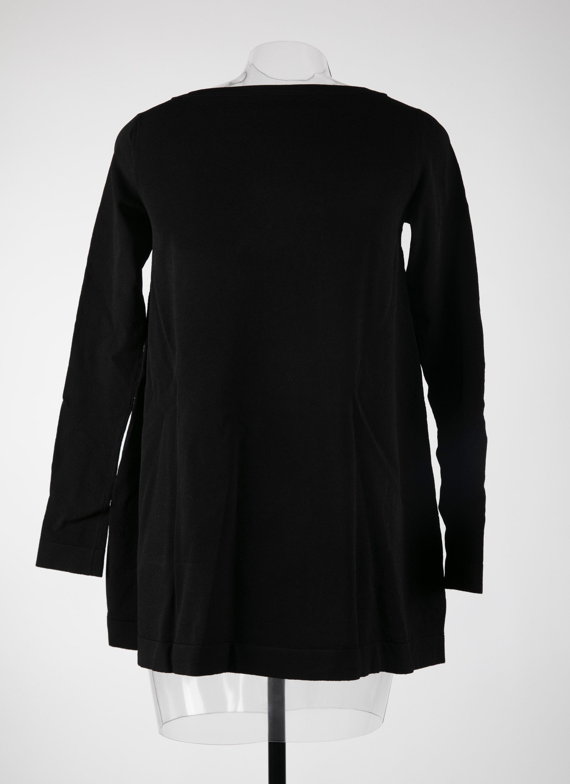 Long sleeve flowing top - Black intense