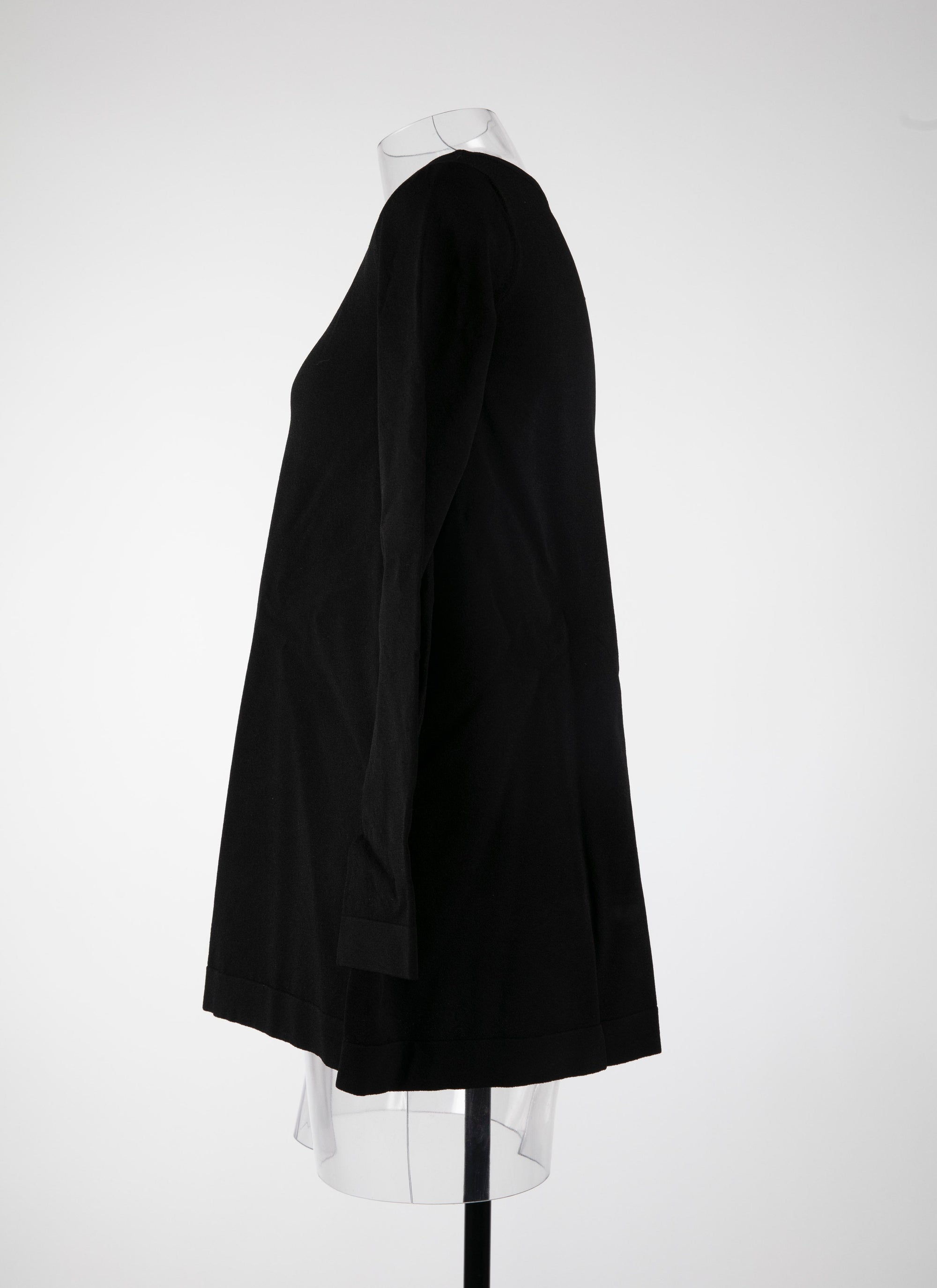 Long sleeve flowing top - Black intense