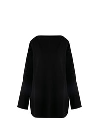 Adage Divide knitted long sleeve jumper - Black