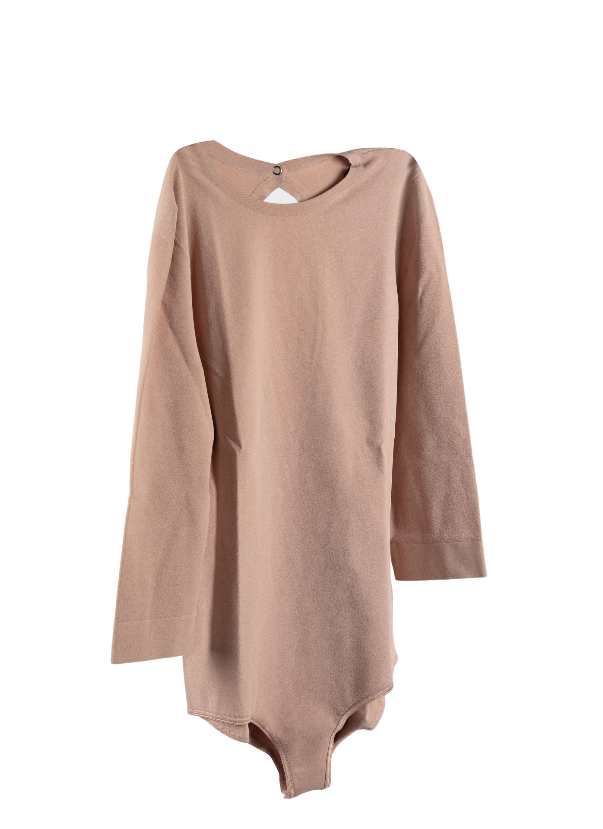 3/4 sleeve bodysuit - Flesh