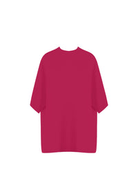 Oversized knitted jumper - Magenta