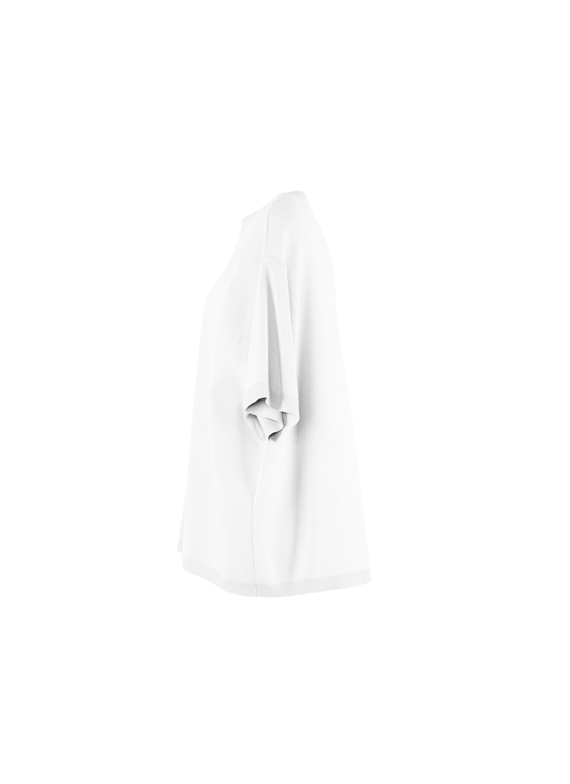 Pull oversize en maille - Blanc