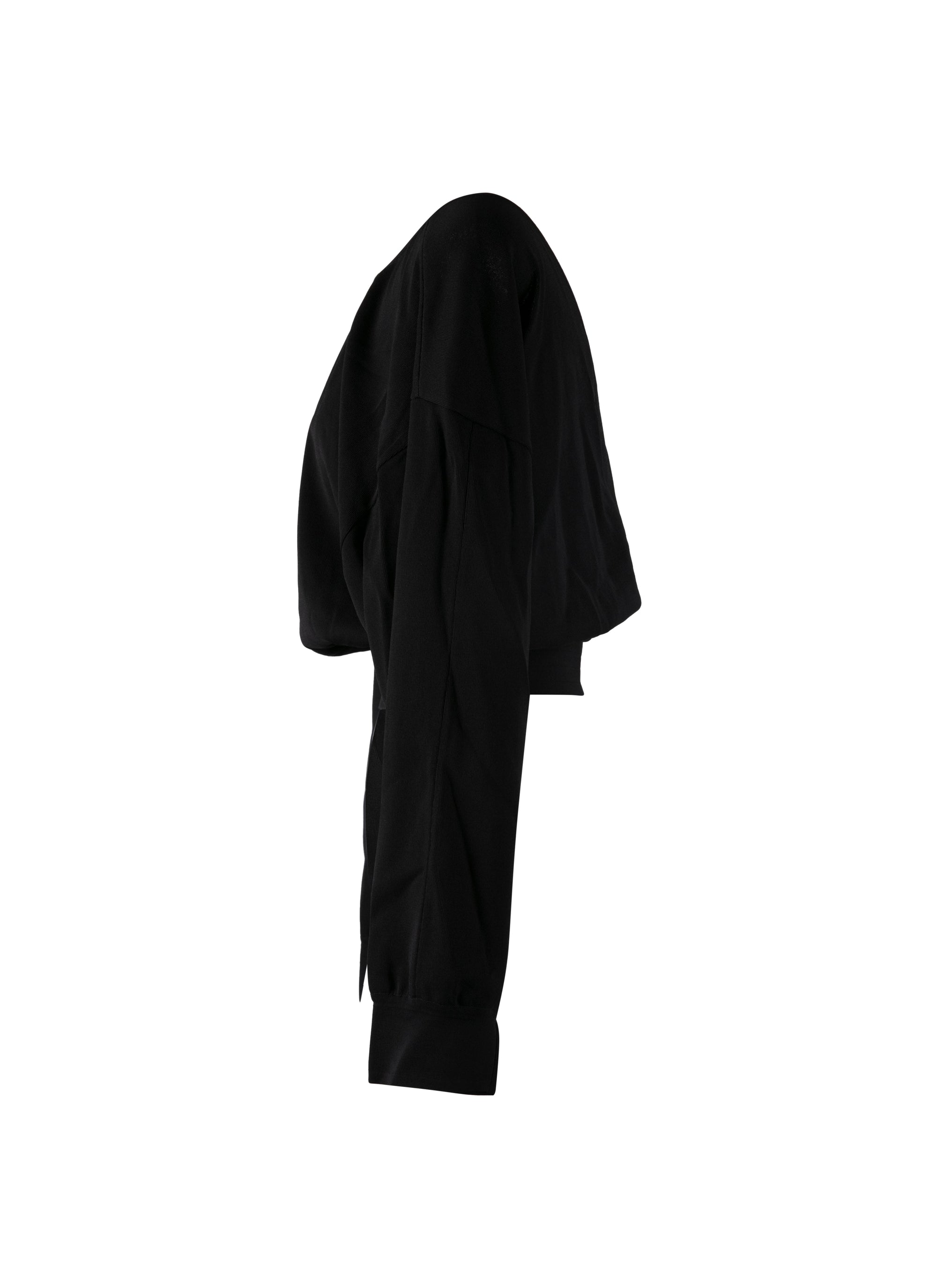 Pull à manches chauve-souris Iconique en maille - Noir