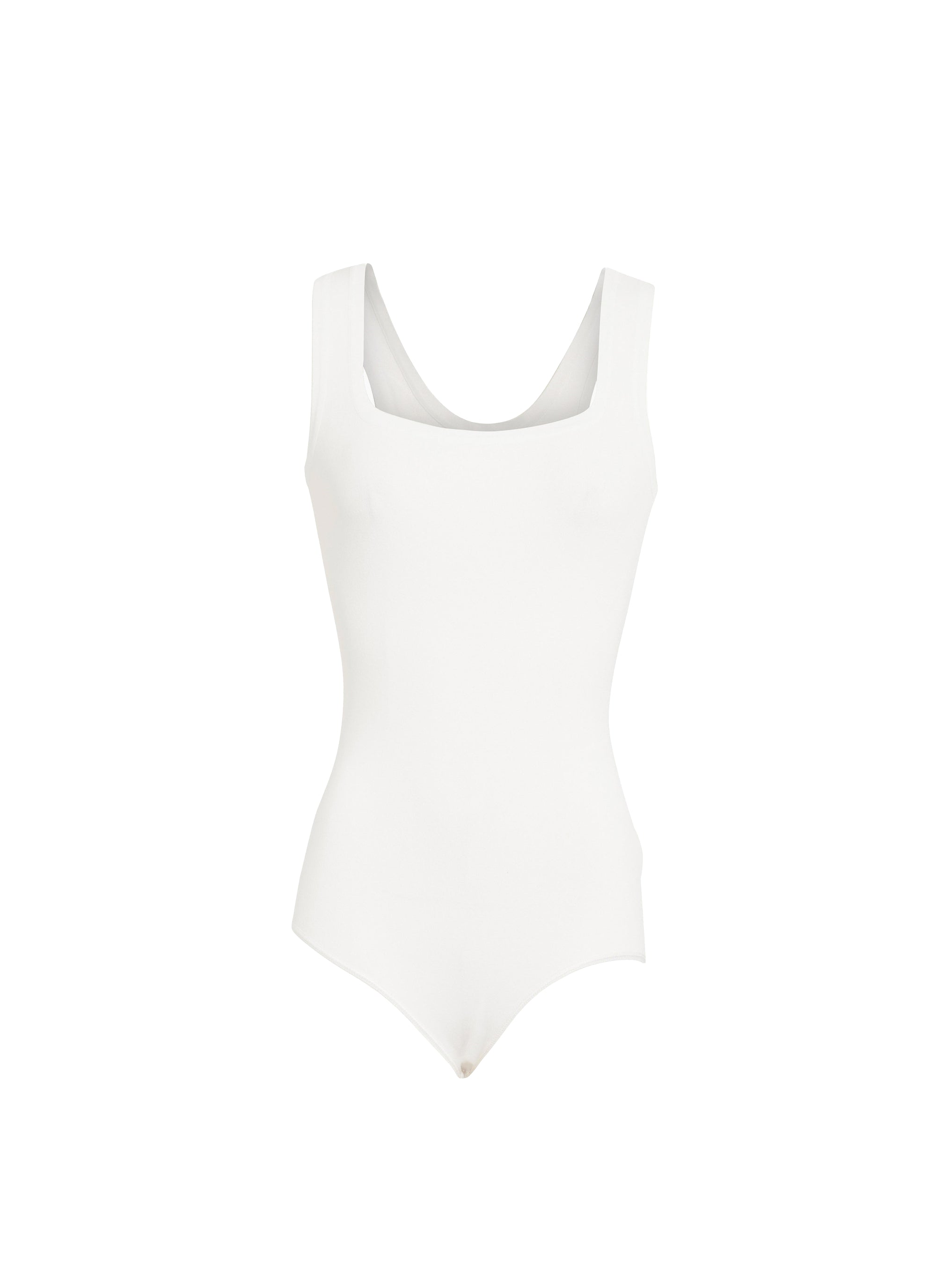 Sleeveless bodysuit - White