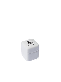 Boite lettre A en porcelaine - A
