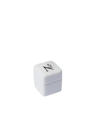 Letter box N in porcelain - N