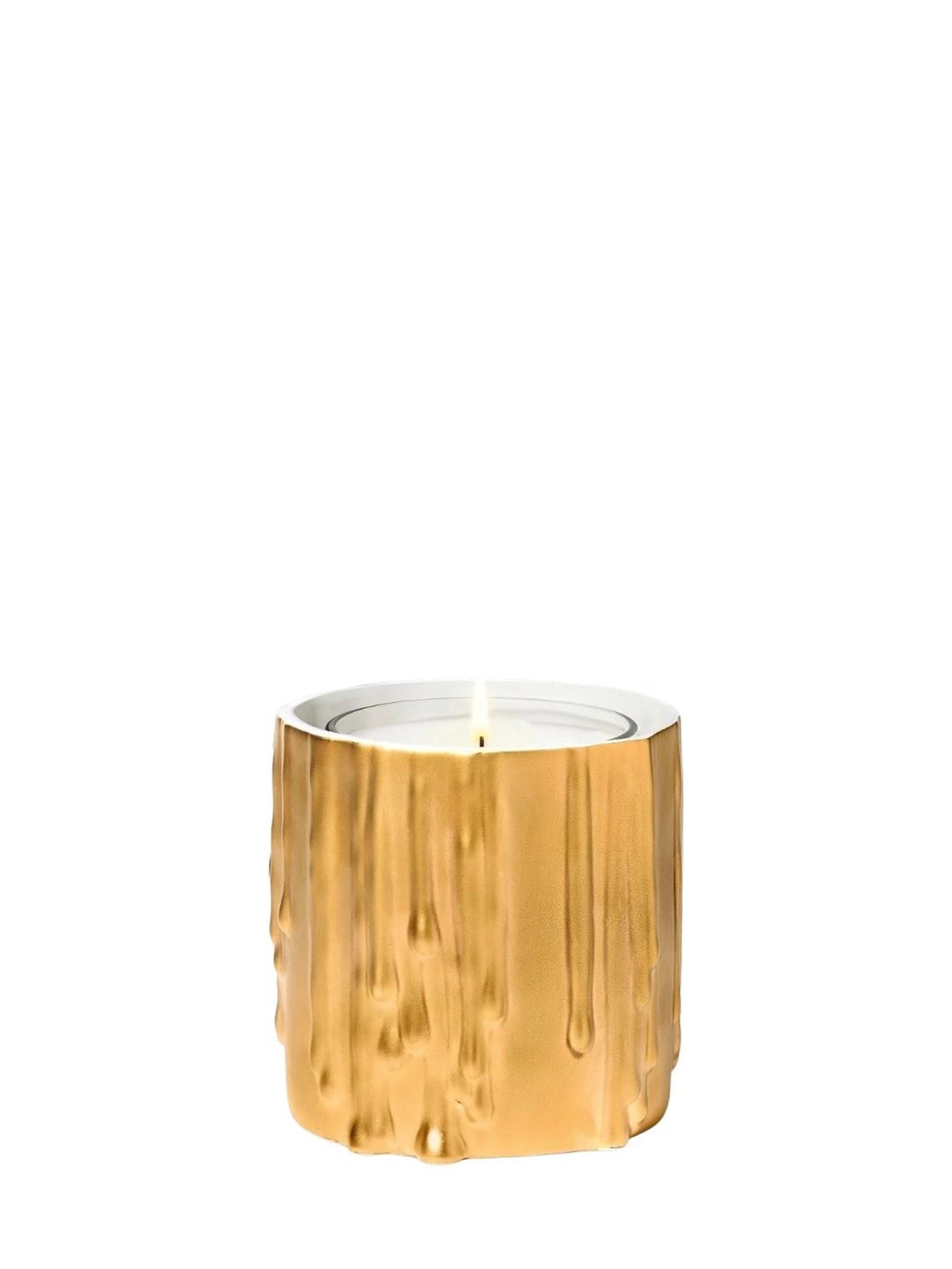 Bougeoir Cire Perdue Or