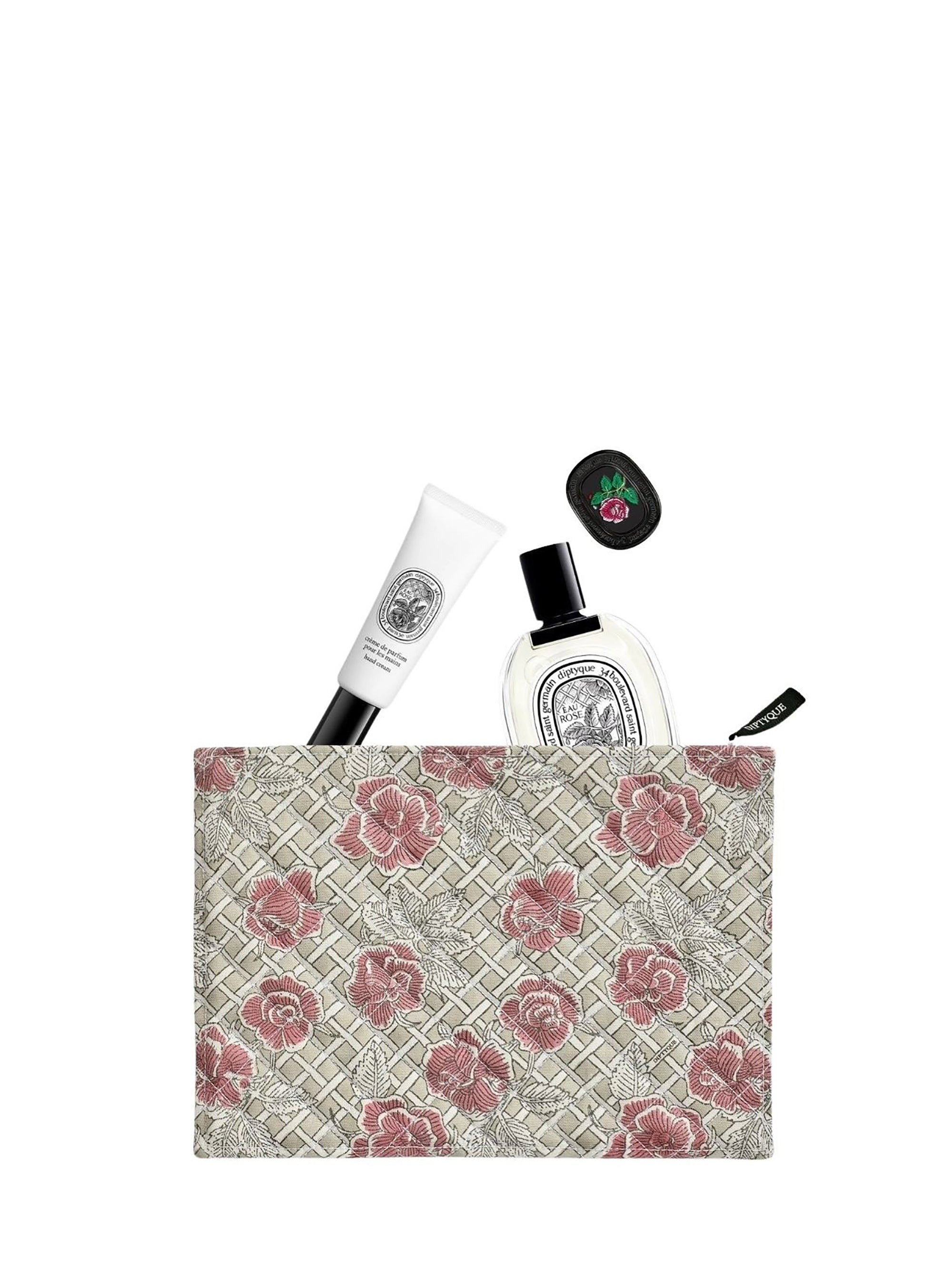 Eau Rose clutch bag