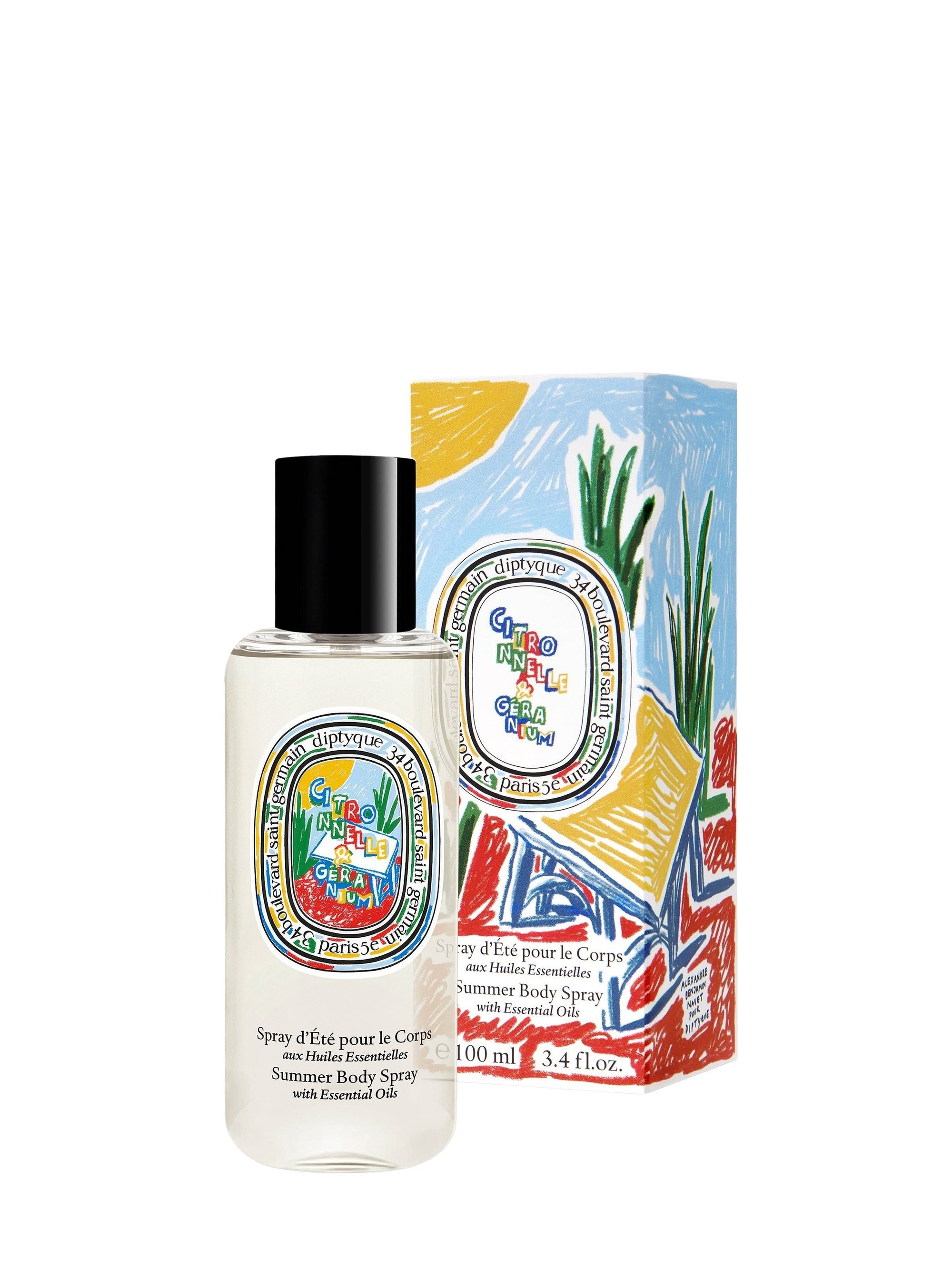 Brume de corps Citronnelle & Geranium 100Ml - Citronnelle & Geranium