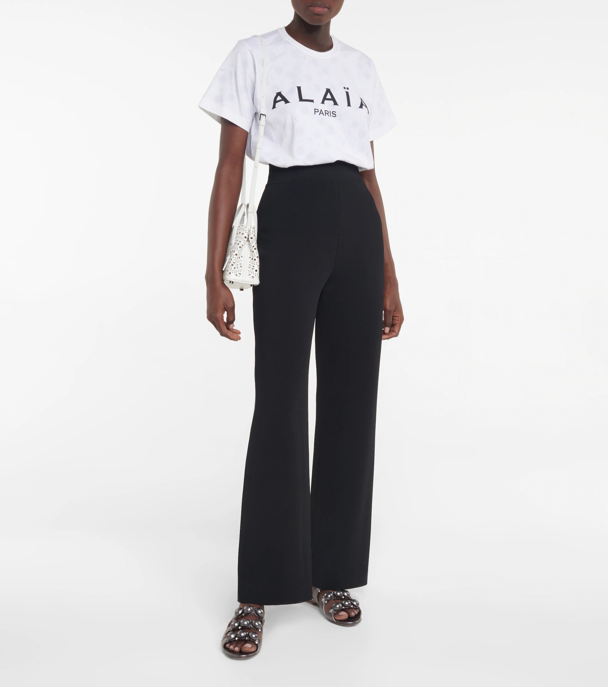 T-shirt Alaïa Paris - Blanc & Noir