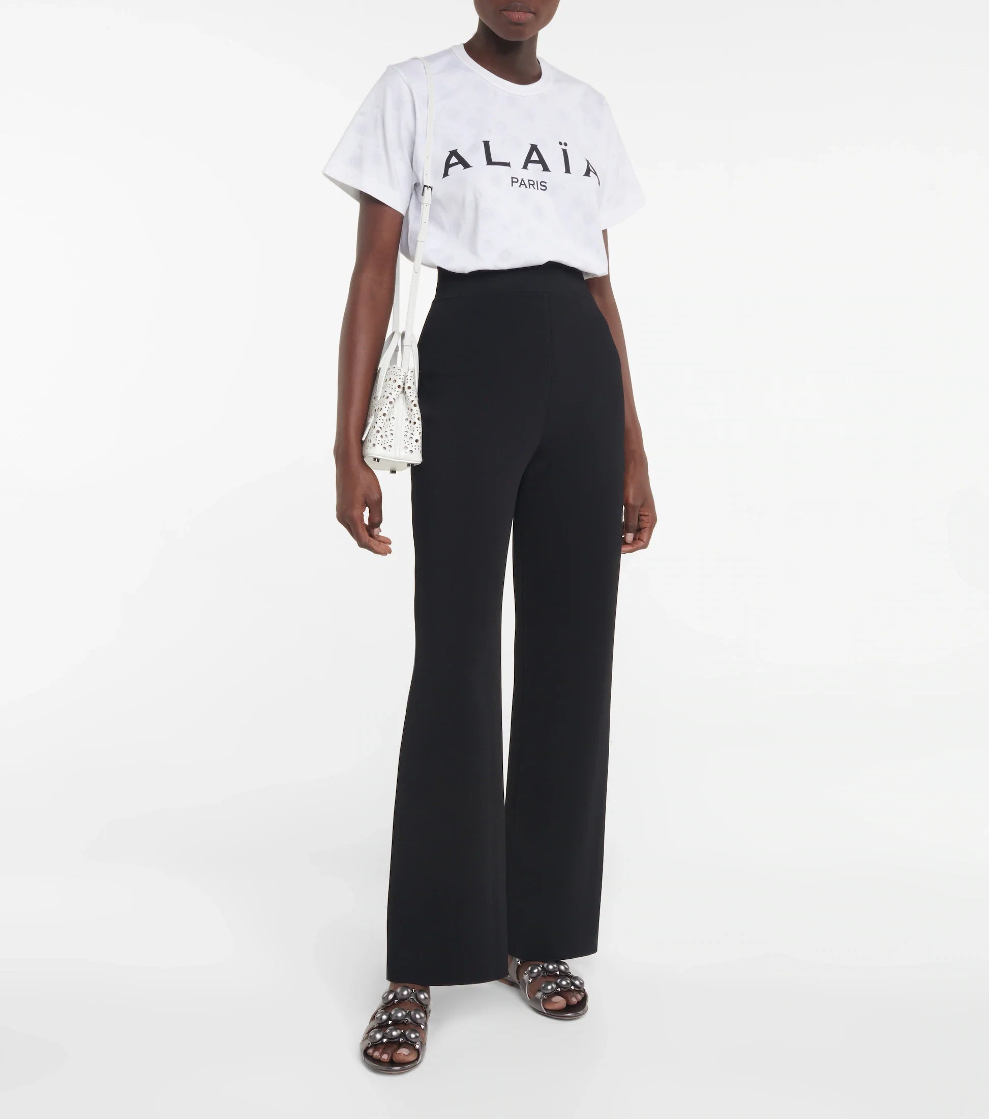 T-shirt Alaïa Paris - Blanc & Noir