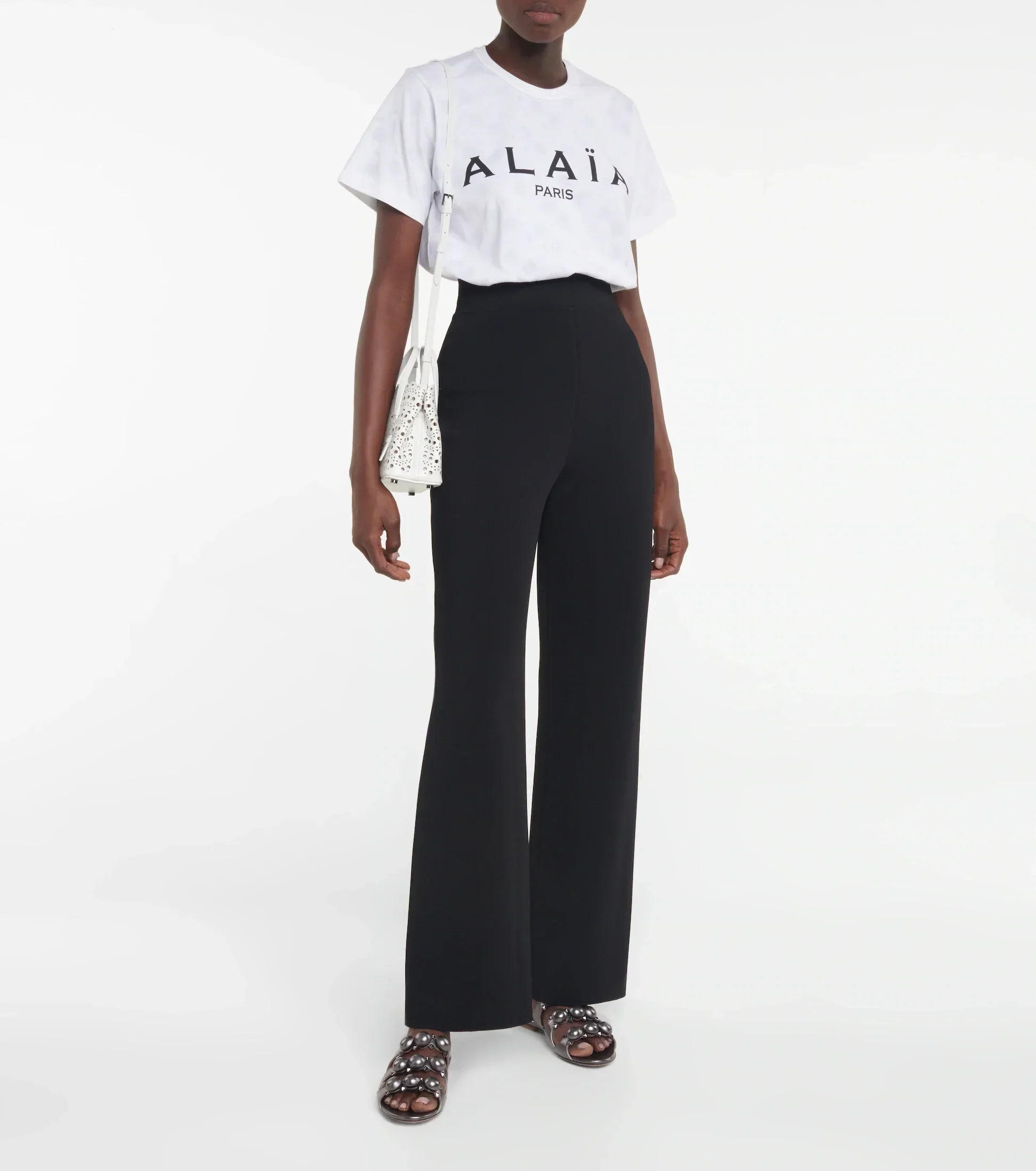 T-shirt Alaïa Paris - White & Black