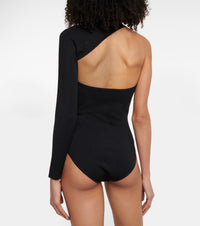 Maillot asymétrique - Noir Alaïa
