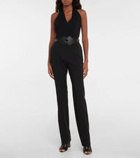 Halter bodysuit - Black intense