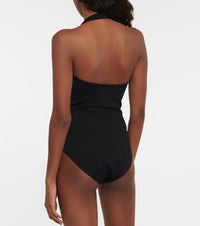 Halter bodysuit - Black intense