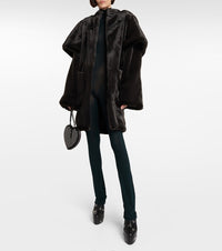 Duffle-coat en fausse fourrure - Ebene