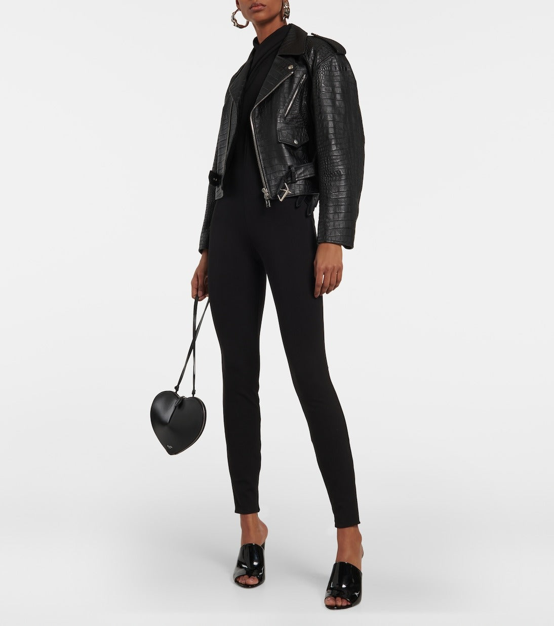 Body-Conscious Jumpsuit - Black Alaïa