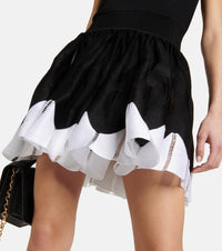 Robe à chevrons bicolore - Noir & Blanc