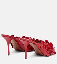 Confettis Heeled Mules in Patent Leather - Lacquer