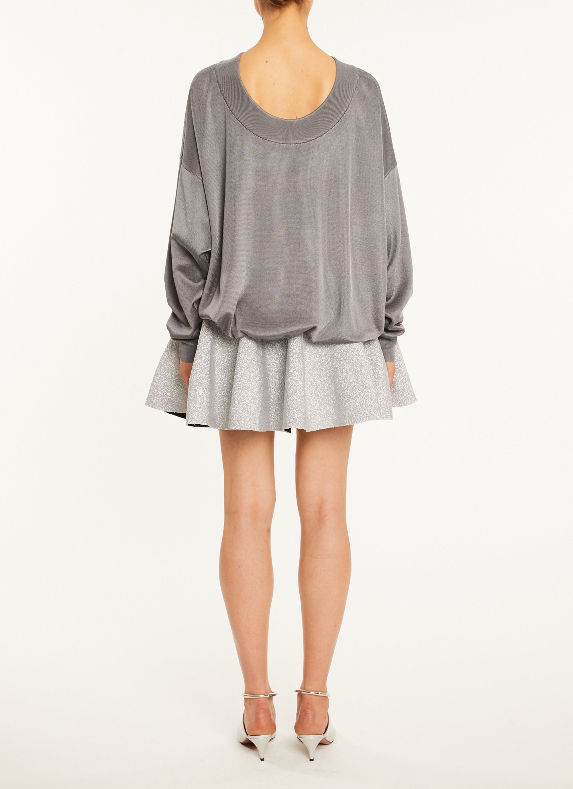 Pull grandes manches - Acier