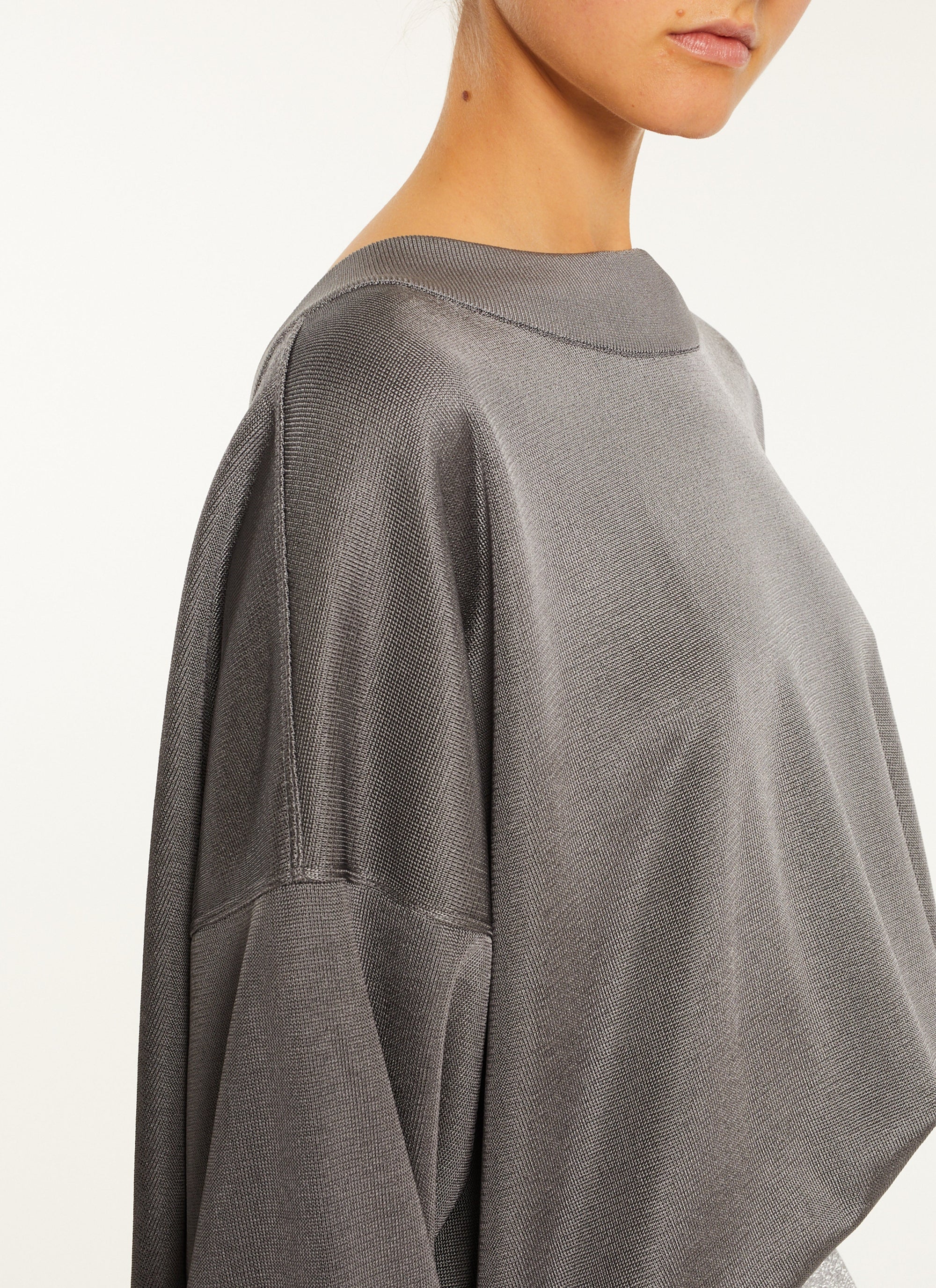 Pull grandes manches - Acier