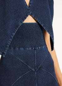 Legging taille haute denim - Bleu Jeans
