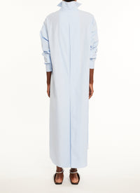 Plain Shirt Dress - Ciel
