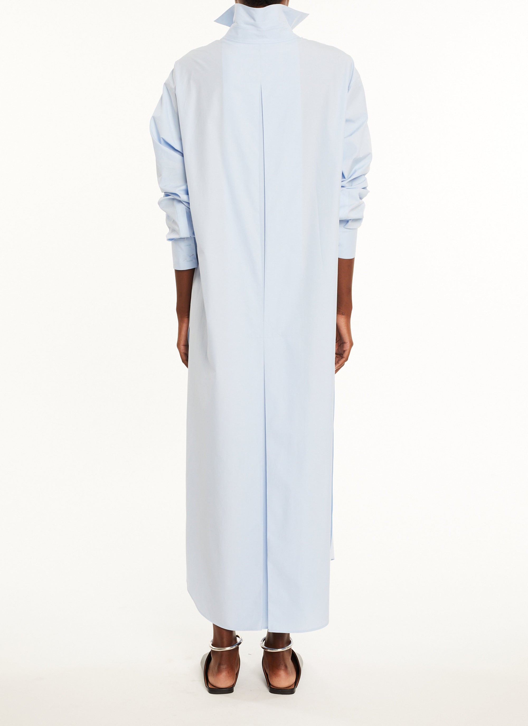 Plain Shirt Dress - Pink