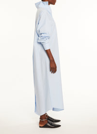 Robe chemise droite unie - Blanc