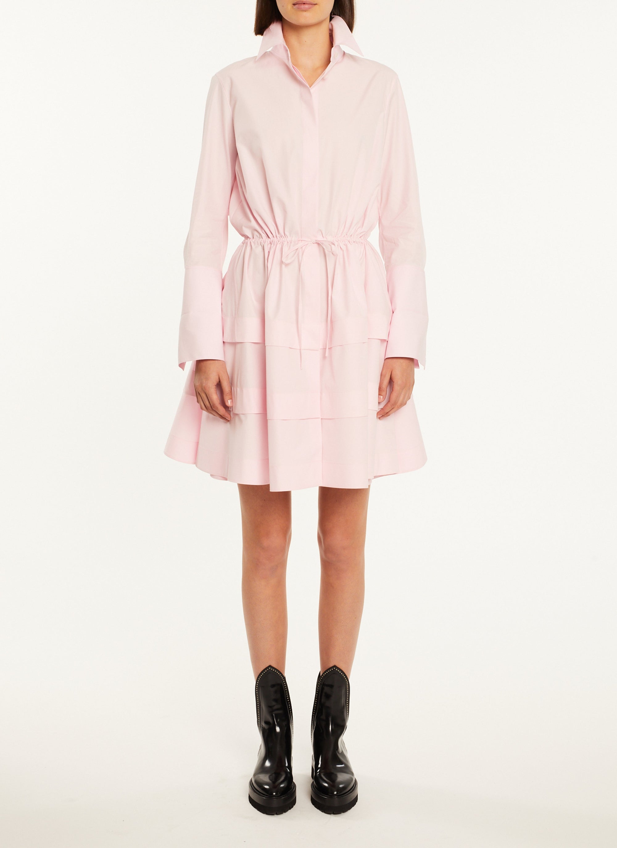 Robe chemise courte - Ciel