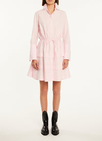 Short shirt dress - White