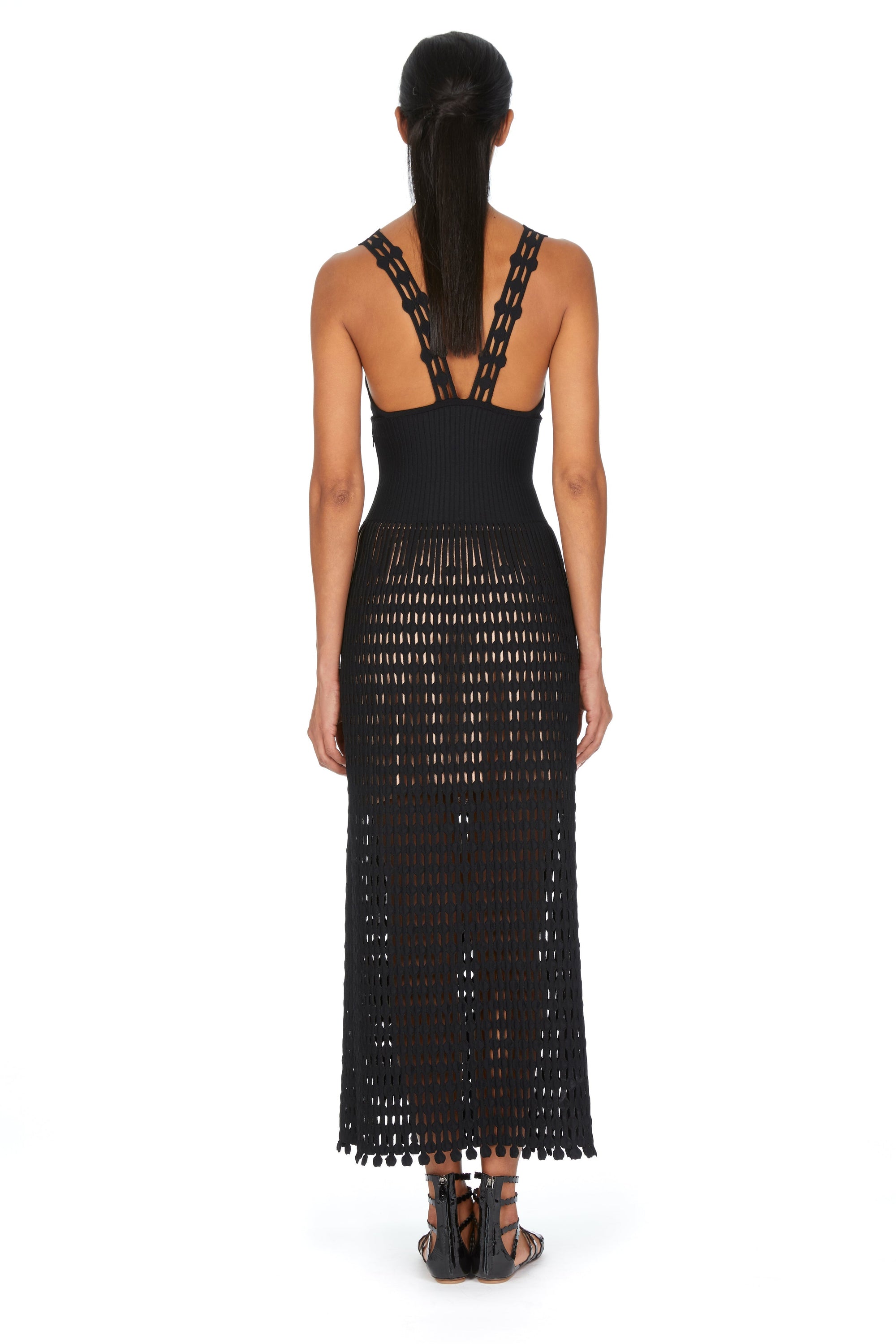 Sleeveless Maxi Dress Kalimba - Black