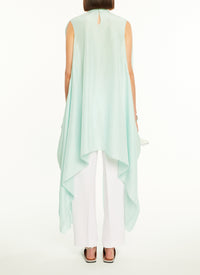 Silk bracelet dress - Almond green