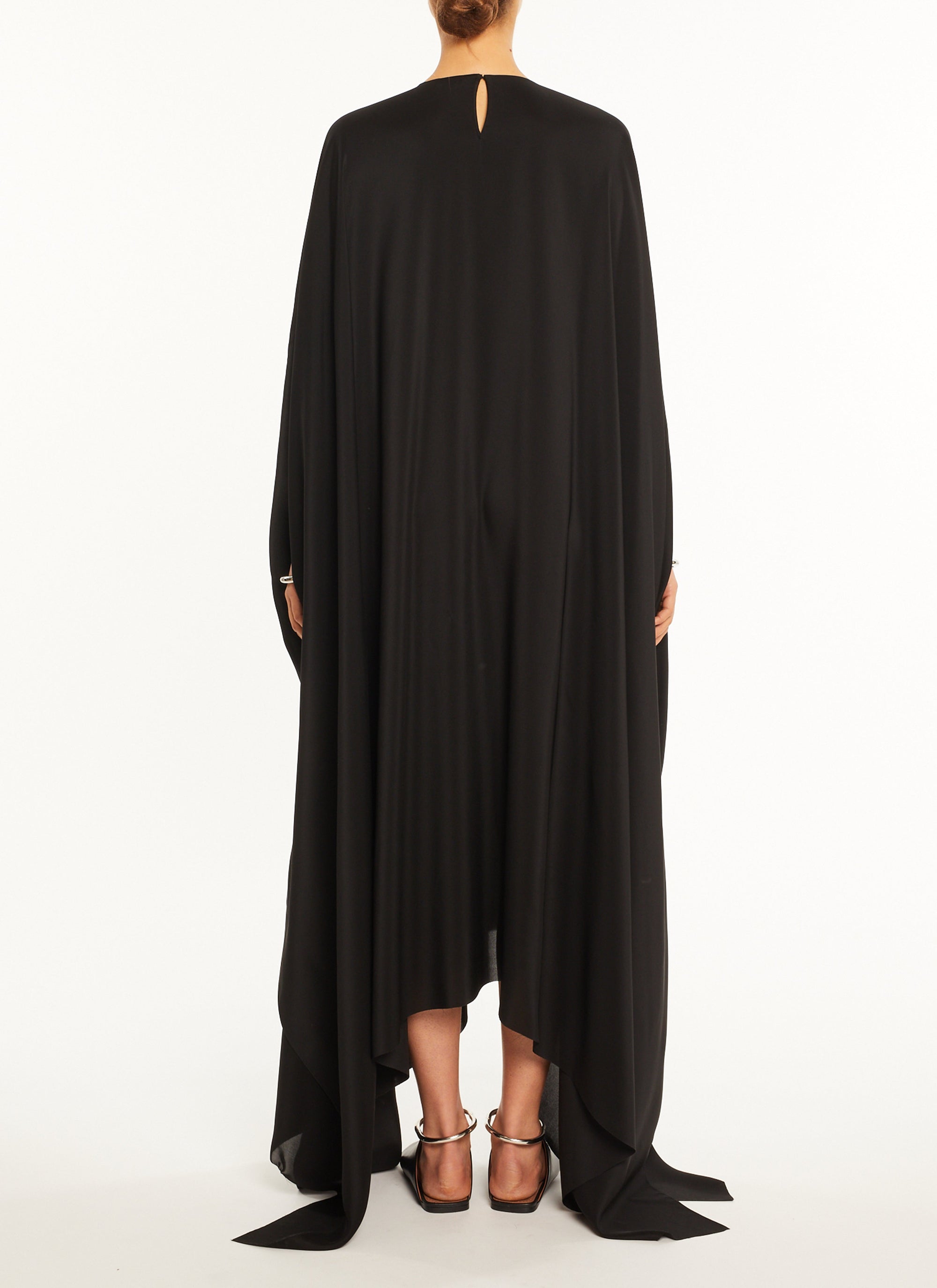 Silk kaftan dress - Ultraviolet