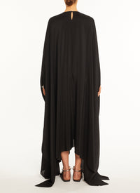 Silk kaftan dress - Dark green