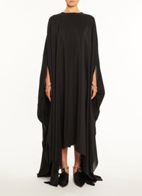 Silk kaftan dress - Black Alaïa