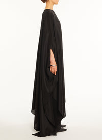 Silk kaftan dress - Ultraviolet