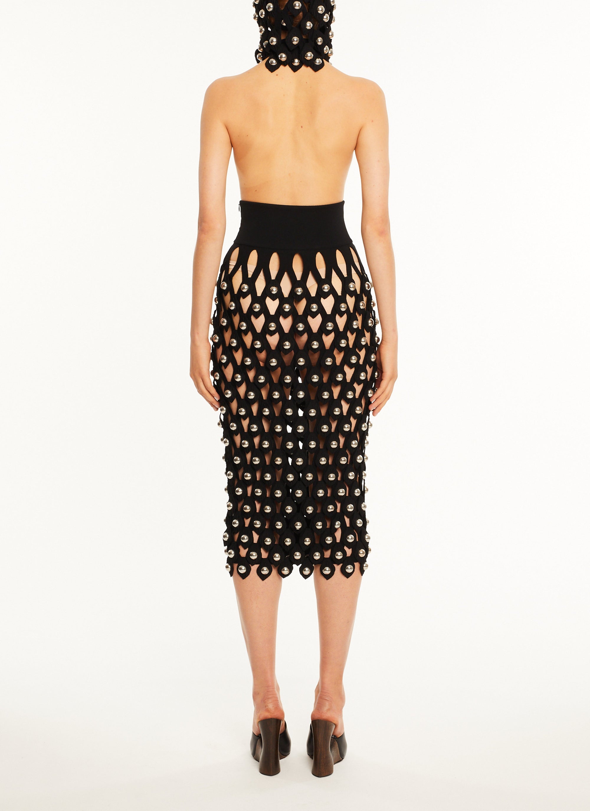 Robe longue sans manches - Noir Alaïa