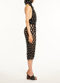Robe longue sans manches - Noir Alaïa