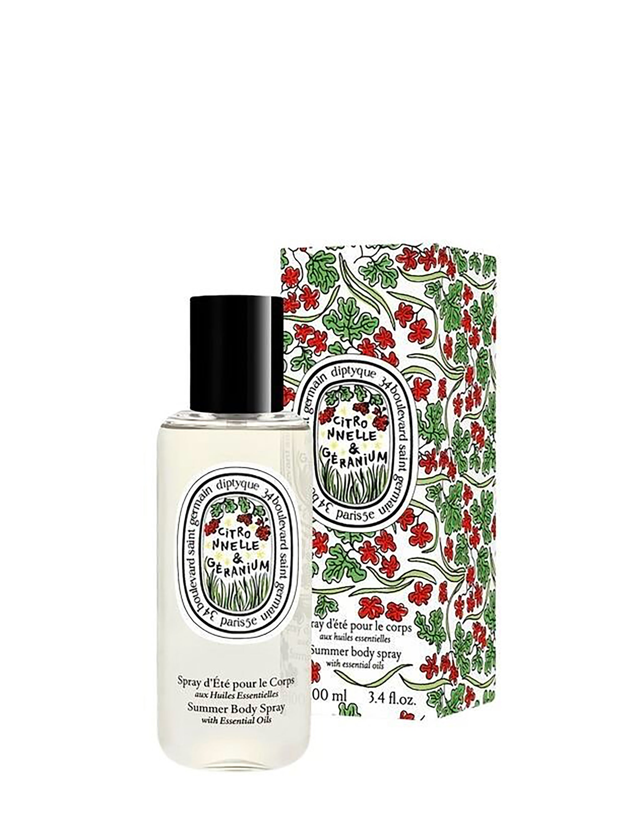 Brume de corps Citronnelle & Géranium 100Ml - Citronnelle & Géranium
